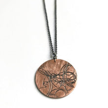 Load image into Gallery viewer, Large Copper Startrail Coin