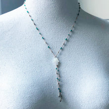 Load image into Gallery viewer, Emerald Hamsa Necklace