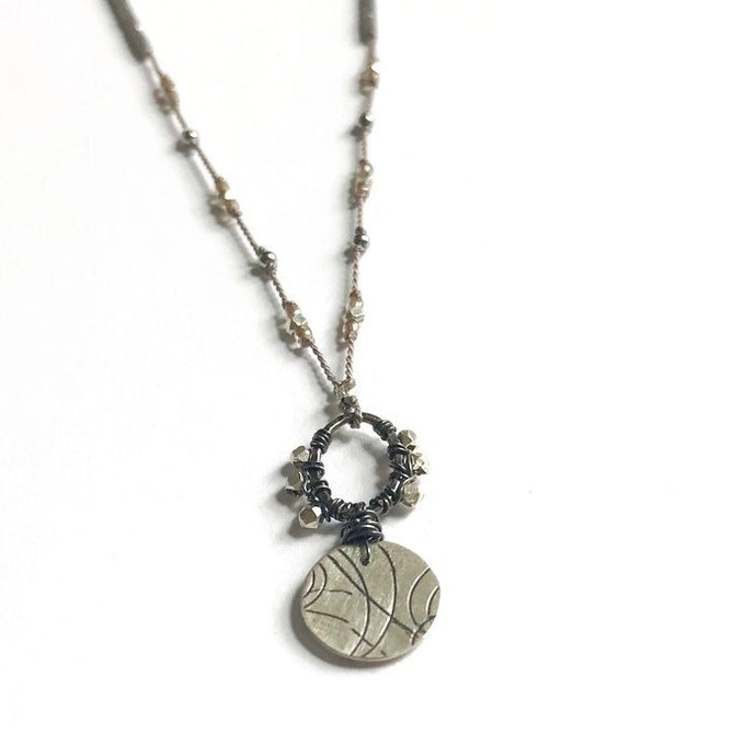 Tiny Startrail Crown Necklace