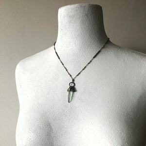 Sea Glass Cluster Neckalce