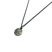 Load image into Gallery viewer, Tiny Startrail Coin Necklace
