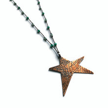 Load image into Gallery viewer, Copper Star Elemental Necklace