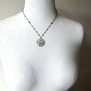 Grey Shimmer Startrail Necklace