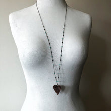 Load image into Gallery viewer, Copper Heart Elemental Necklace