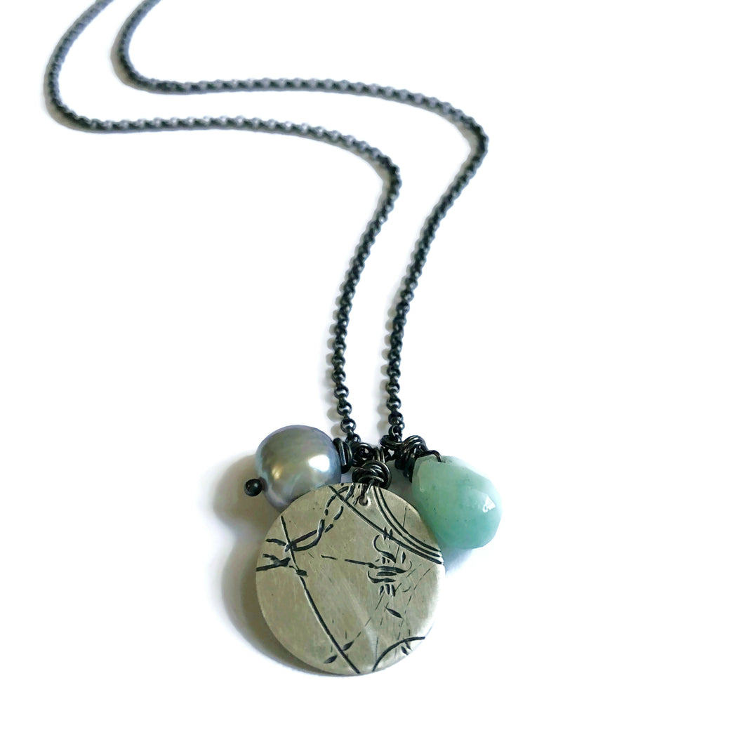 Amazontie Cluster Necklace