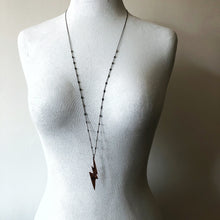 Load image into Gallery viewer, Copper Lightening Elemental Necklace