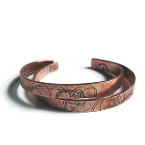 Skinny Startrail Cuff - Copper