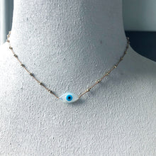 Load image into Gallery viewer, Golden Eye Evil Eye Necklace