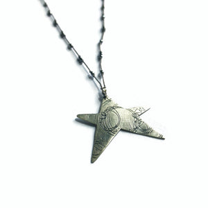 Hematite Star Elemental Necklace