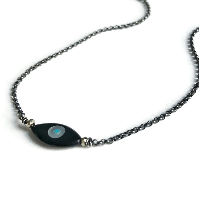 Black Eye Evil Eye Necklace