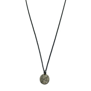Tiny Startrail Coin Necklace