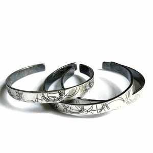 Skinny Startrail Cuff - Sterling Silver