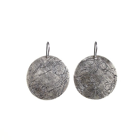 Silver Moon Startrail Earrings 